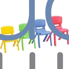 Kėdė "Dumi", 4 dydis, įvairių spalvų