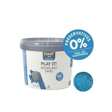 KINETINIS SMĖLIS, MĖLYNOS SPALVOS, 750 G, 605081