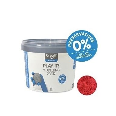 KINETINIS SMĖLIS, RAUDONOS SPALVOS, 750 G, 605083 KINETINIS SMĖLIS, RAUDONOS SPALVOS, 750 G, 605083