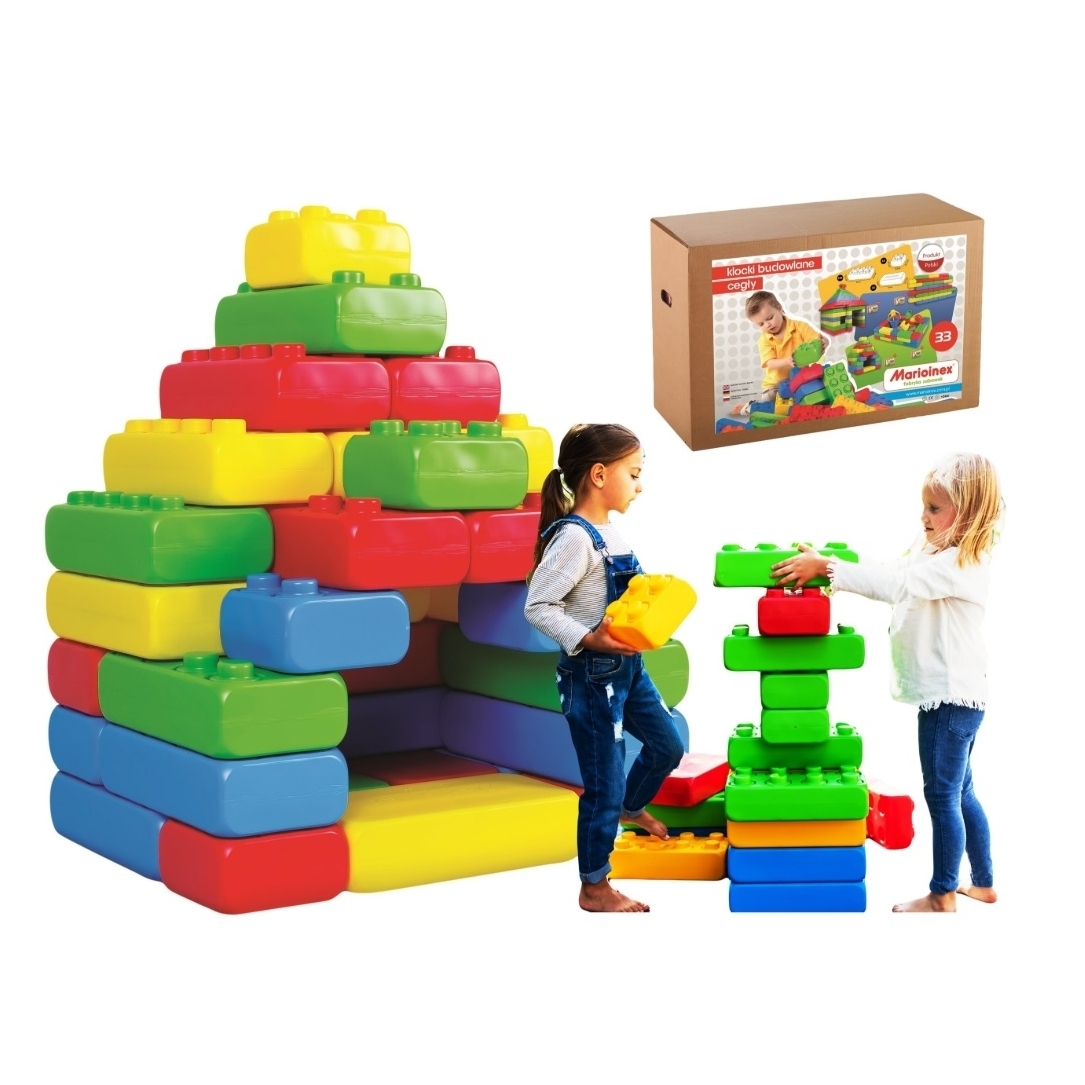 Konstrukcinės kaladėlės "Mega plytos", DE 0158 2 Konstrukcinės kaladėlės "Mega plytos", DE 0158 2