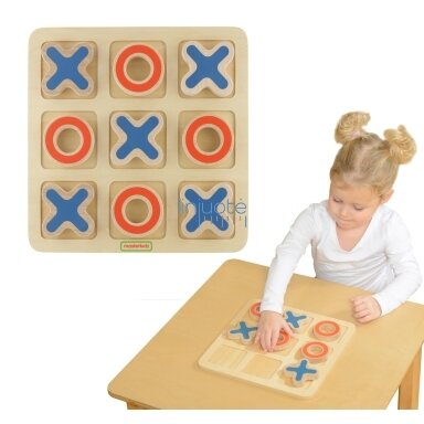 Mokomoji edukacinė priemonė "Kryžiukai nuliukai" MASTERKIDZ, MK01726 Mokomoji edukacinė priemonė "Kryžiukai nuliukai" MASTERKIDZ, MK01726