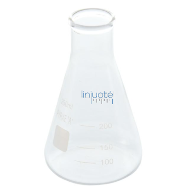 Kūginė Erlenmejerio kolba, siauru kaklu, 250 ml, 10 vnt., 571047 Kūginė Erlenmejerio kolba, siauru kaklu, 250 ml, 10 vnt., 571047
