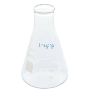 Kūginė Erlenmejerio kolba, siauru kaklu, 250 ml, 10 vnt., 571047 Kūginė Erlenmejerio kolba, siauru kaklu, 250 ml, 10 vnt., 571047