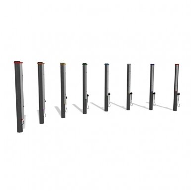 LAUKO MUZIKOS INSTRUMENTŲ RINKINYS - VARPAI, FIVMC8-AL-WP LAUKO MUZIKOS INSTRUMENTŲ RINKINYS - VARPAI, FIVMC8-AL-WP