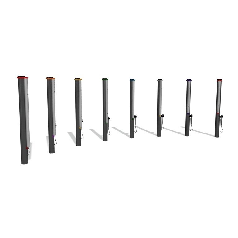 LAUKO MUZIKOS INSTRUMENTŲ RINKINYS - VARPAI, FIVMC8-AL-WP LAUKO MUZIKOS INSTRUMENTŲ RINKINYS - VARPAI, FIVMC8-AL-WP