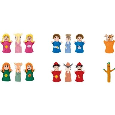 Lėlės - susitikimas su emocijomis, du veidai, 6 vnt., 451032 Lėlės - susitikimas su emocijomis, du veidai, 6 vnt., 451032
