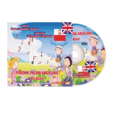 Lenkų - anglų dainelės vaikams. CD plokštelė Lenkų - anglų dainelės vaikams. CD plokštelė
