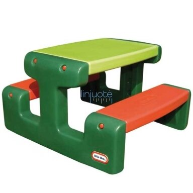 VAIKIŠKAS PIKNIKO STALAS LITTLE TIKES ŽALIAS, 479A VAIKIŠKAS PIKNIKO STALAS LITTLE TIKES ŽALIAS, 479A