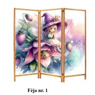 Aukšta 3 dalų  širma „Fėja“, 50x170, LINI31-34 4