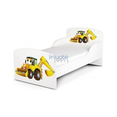 Gulta ar matraci "Traktors" Gulta ar matraci "Traktors"