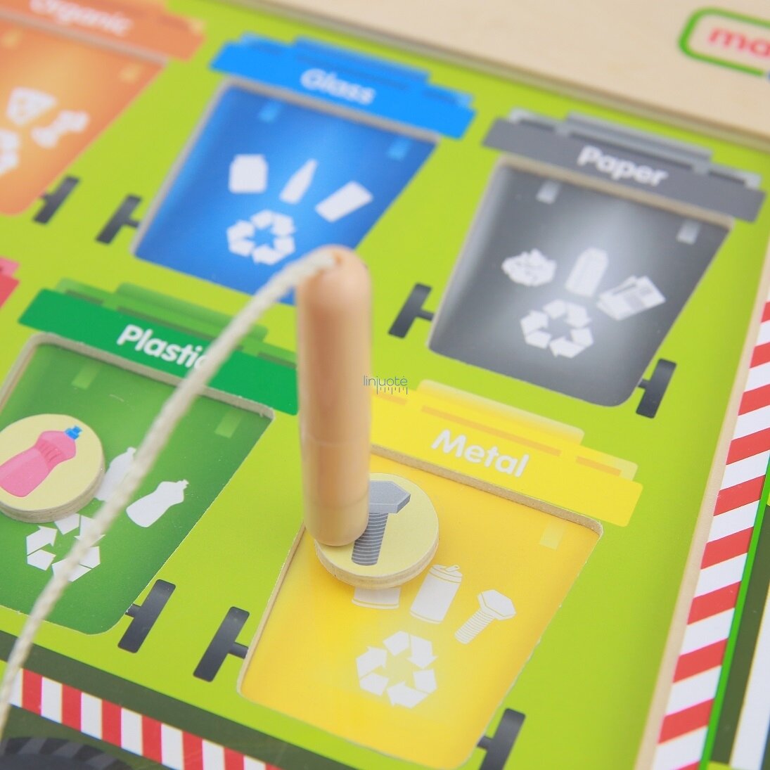 Mokomoji edukacinė priemonė "Atliekų rūšiavimas" MASTERKIDZ, ME12456 6