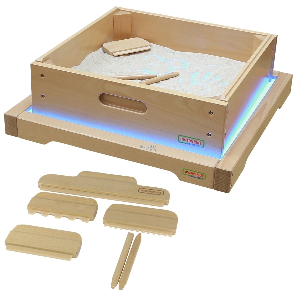 SENSORINIS RĖMELIS - LED PANELĖ + SMĖLIO ŽAIDIMŲ AKSESUARŲ RINKINYS, MK0017 4