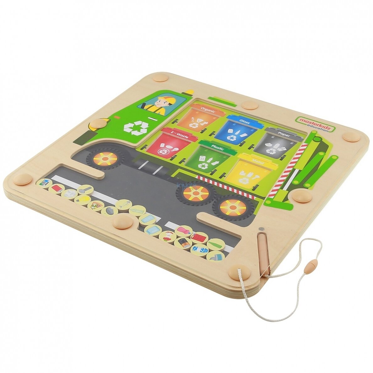 Mokomoji edukacinė priemonė "Atliekų rūšiavimas" MASTERKIDZ, ME12456 8