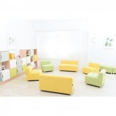 Maža sofa, h 35 cm, įvairių spalvų
