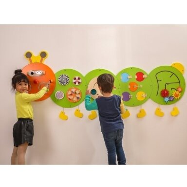 Manipulācijas Montessori tāfele “Kāpurs”, 44557 Manipulācijas Montessori tāfele “Kāpurs”, 44557