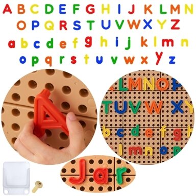MASTERKIDZ abėcėlės raidžių rinkinys, 122 el. ME30412