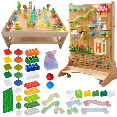 MASTERKIDZ STEM KALADĖLIŲ RINKINYS - KULODROMAS, 359 EL, ME29027 MASTERKIDZ STEM KALADĖLIŲ RINKINYS - KULODROMAS, 359 EL, ME29027