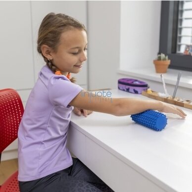 Masāžas rullītis ar adatām, 1 gab., 15 cm, dažādās krāsās, TUK442+K 3