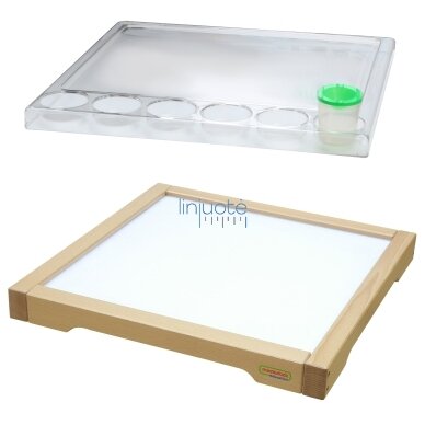 SENSORINIS RĖMELIS - LED PANELĖ + PERMATOMAS TAPYBOS PADĖKLAS, MK0016 7 SENSORINIS RĖMELIS - LED PANELĖ + PERMATOMAS TAPYBOS PADĖKLAS, MK0016 7