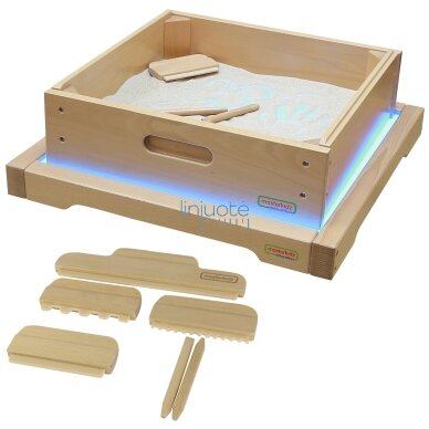 SENSORINIS RĖMELIS - LED PANELĖ + SMĖLIO ŽAIDIMŲ AKSESUARŲ RINKINYS, MK0017 4
