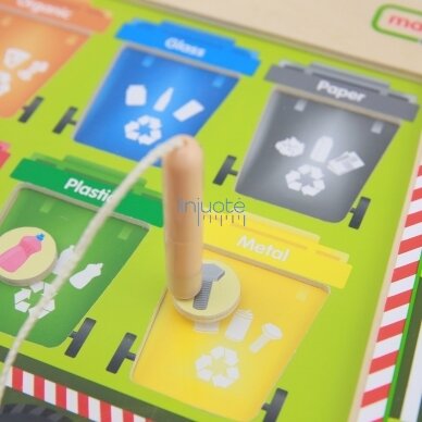 Mokomoji edukacinė priemonė "Atliekų rūšiavimas" MASTERKIDZ, ME12456 6