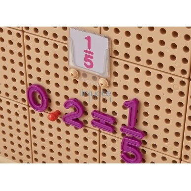 Skaičių ir ženklų rinkinys, sieninėms plokštėms 82 el.,ME30429 4 Skaičių ir ženklų rinkinys, sieninėms plokštėms 82 el.,ME30429 4