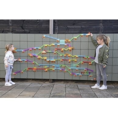 MASTERKIDZ Konstrukcijų Rinkinys – Kamuoliukų Trasa STEM Lenta 440 elementų 14 MASTERKIDZ Konstrukcijų Rinkinys – Kamuoliukų Trasa STEM Lenta 440 elementų 14