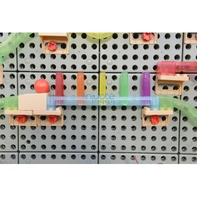MASTERKIDZ Konstrukcijų Rinkinys – Kamuoliukų Trasa STEM Lenta 440 elementų 6 MASTERKIDZ Konstrukcijų Rinkinys – Kamuoliukų Trasa STEM Lenta 440 elementų 6