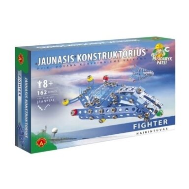 Metāla konstruktors "FIGHTER - Iznīcinātājs" 5906018012644 Metāla konstruktors "FIGHTER - Iznīcinātājs" 5906018012644