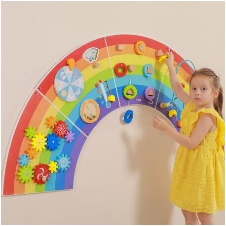 Medinė sensorinė manipuliacinė lenta, 44642 Medinė sensorinė manipuliacinė lenta, 44642