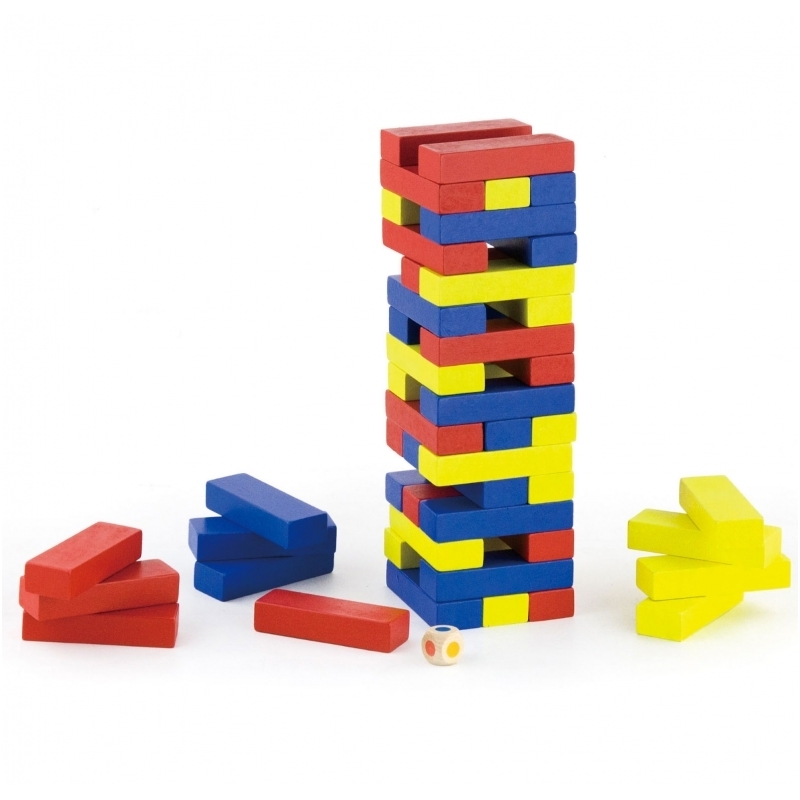 Medinis stalo žaidimas "Jenga", 56215 Medinis stalo žaidimas "Jenga", 56215