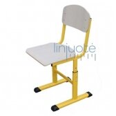 Mokyklinė kėdė, geltona
