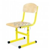 Mokyklinė kėdė, geltona reguliuojama LIN30105B