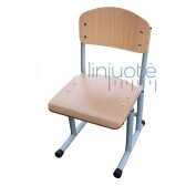 Mokyklinė kėdė, reguliuojama, skirtingų spalvų LIN30106