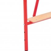 Mokyklinė kėdė su reguliuojamo aukščio pakoju