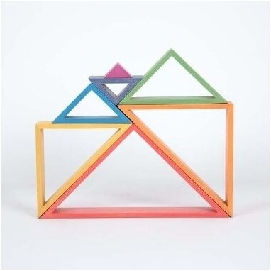 MOKOMASIS FIGŪRŲ RINKINYS- 3D TRIKAMPIAI, 7 EL, 1973418 1