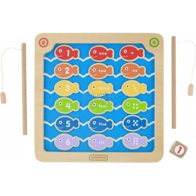 Mokomoji edukacinė priemonė "Žuvytės" MASTERKIDZ, MK08985 Mokomoji edukacinė priemonė "Žuvytės" MASTERKIDZ, MK08985
