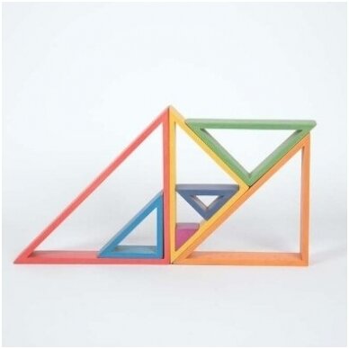 MOKOMASIS FIGŪRŲ RINKINYS- 3D TRIKAMPIAI, 7 EL, 1973418 3