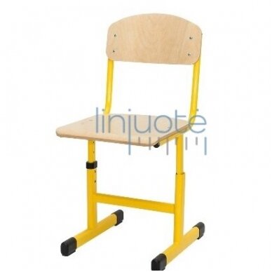Mokyklinė kėdė, geltona 6308316