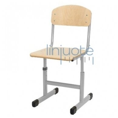 Mokyklinė kėdė, pilka 6308314