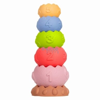 Montessori sensorā piramīda, 13 gab., TUK620 Montessori sensorā piramīda, 13 gab., TUK620