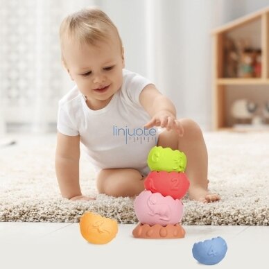 Montessori sensorā piramīda, 13 gab., TUK620 1 Montessori sensorā piramīda, 13 gab., TUK620 1
