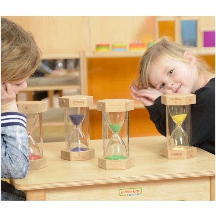 Mokomoji edukacinė priemonė "Smėlio laikrodžių rinkinys" MASTERKIDZ, ME05243