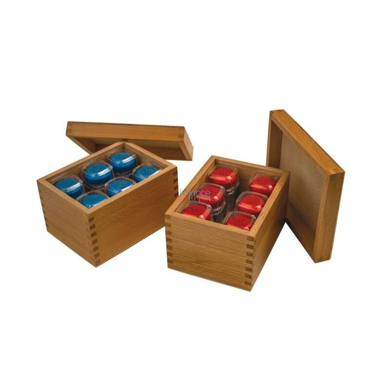 Montessori priemonės. Kvapų buteliukai 1