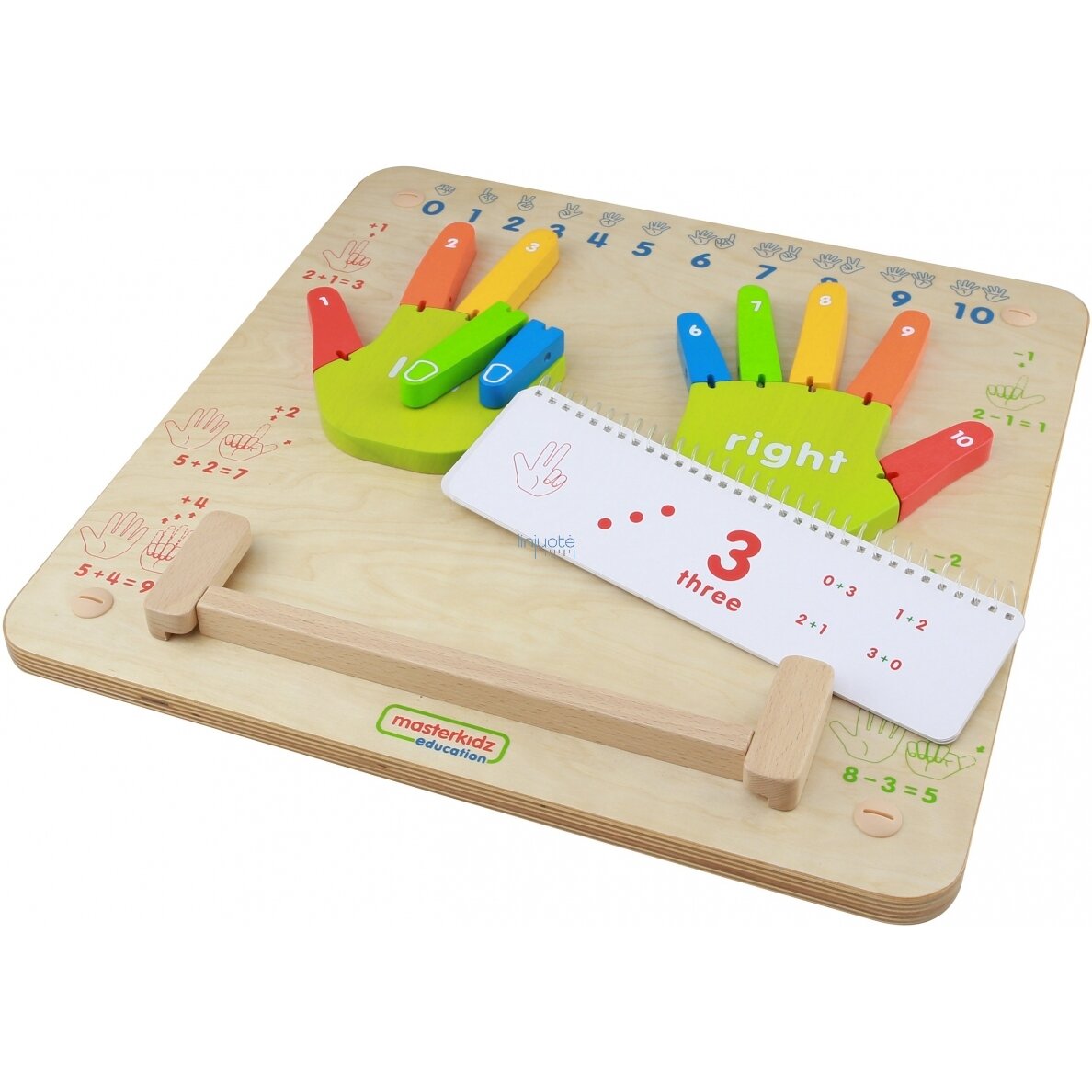 Mokomoji edukacinė priemonė "Skaičiuok ant pirštų" MASTERKIDZ, ME09524 2