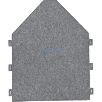 PASTATOMA AKUSTINĖ PANELĖ - NAMELIS,  PILKAS, ST10
