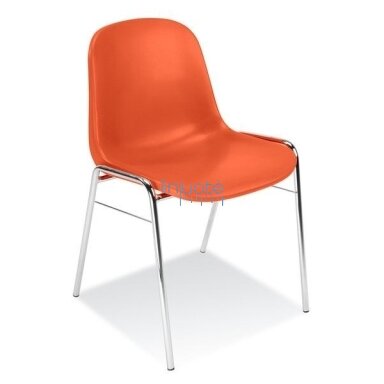 Plastikinė kėdė, oranžinė Plastikinė kėdė, oranžinė