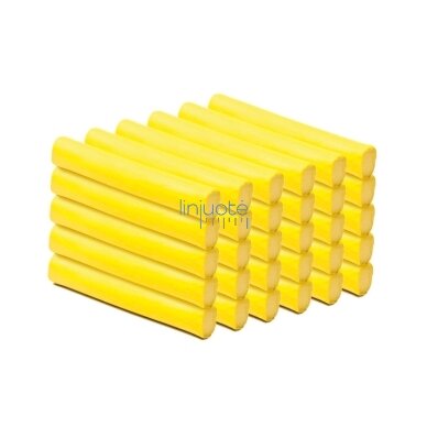 Plastilinas. Vienspalviai rinkiniai – geltona Plastilinas. Vienspalviai rinkiniai – geltona