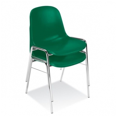 PLatikinė kėdė, tamsiai žalia 2