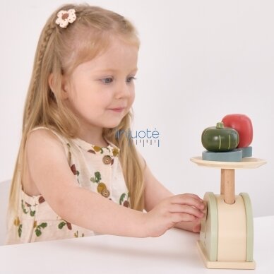 Medinės virtuvinės svarstyklės, 44243 7